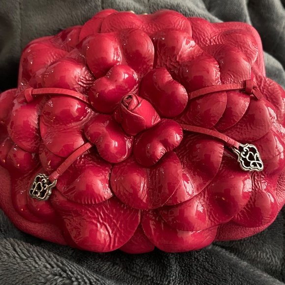 Brighton Rose Wallet Purse with Chain Strap - Picture 2 of 6